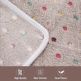 thumbnail image 3 of 1 Pack 3 Blankets Super Soft Fluffy Premium Fleece Pet Blanket Flannel Throw for Dog Puppy Cat Bright Dots,L104*76cm, 3 of 5