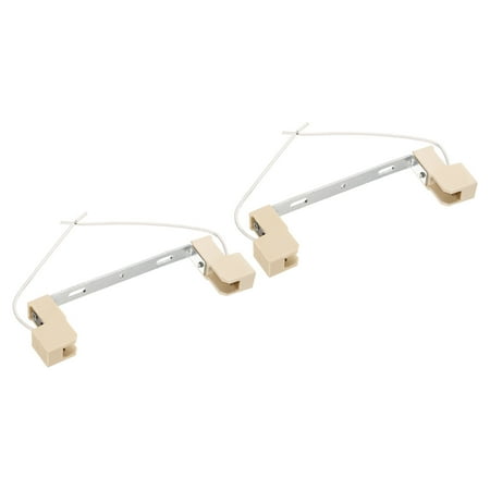 

Uxcell 135mm R7S Socket Double End Lamp Holder Bulb Base Connector Silver Tone White 2 Pack