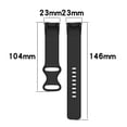 thumbnail image 3 of Destacados Deportes de silicona a prueba de sudor de color sólido correa de reloj con el ajuste conveniente y amplia compatibilidad Compatible con Smartwatch, 3 of 4