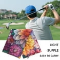 thumbnail image 5 of Yuyamidu Boho Flowers Golf Towel, Large Size Golf Cleaning Towel, Absorbent Towels for Golf Bags, Carts and Clubs, Easy-Clean, 5 of 7