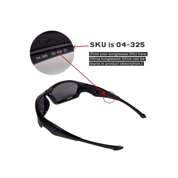 Titanium Polarized Lenses And Black Earsocks For Jacket Sunglasses - Walmart.com
