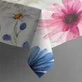 thumbnail image 4 of Pioneer Flower and Butterfly Rectangle Tablecloth 60"x84",Waterproof Polyester Rectangle Table Cloth, Wipeable Spillproof Polyester Tablecloth for Dining, Camping, Indoor and Outdoor, 4 of 5