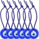 thumbnail image 1 of 6 unids turco malvado ojo colgantes decoraciones azules colgantes de vidrio ojo de gancho adornos, 1 of 7