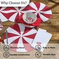 thumbnail image 5 of Split P Split P Peppermint Candy Print Braid Table Runner 15" X 34", 5 of 5