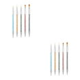 thumbnail image 1 of yingyy 5 Pcs Double Extrémité Art des Ongles Pointillage Manucure Manucures Acrylique Outil de Peinture Accessoires Professionnels Stylo Stylos Cristal Strass Gel Paillettes 2Ensemble, 1 of 6