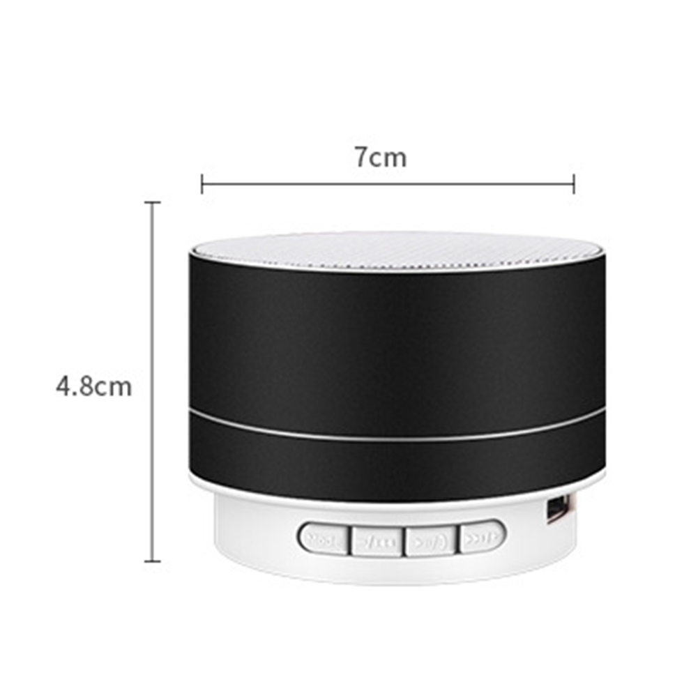 Ludlz Portable Wireless Mini Bluetooth Speaker,Super Bass Stereo Rechargeable Speaker with LED Lights A10 Mini Portable Wireless Bluetooth Speaker Stereo Music Player Loudspeaker - image 3 of 7
