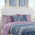 thumbnail image 3 of AFI Nantucket Full Low Profile Wood Platform Bed Frame with Cottage Headboard, White, 3 of 7