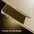 thumbnail image 4 of MOSISO Compatible with MacBook Air 13 inch Case 2025 2024 2023 2022 M4 A3240 M3 A3113 M2 A2681, Ultra-Thin Natural Original Hard Shell&Matching Color Keyboard Cover&Screen Film&Pouch, Midnight Clear, 4 of 7