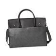 thumbnail image 4 of Abbraccia Male Briefcase Business Bag PU Leather Easy Carrying Sturdy Handbag Casual Shoulder Bag Work Bag Computer Bag for Work Office Gray, 4 of 9