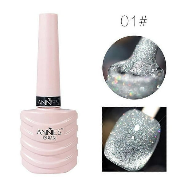 Nail Gel Polish Holographic Glitter Gel Nail Polish Spring Color Sparkling Sequins