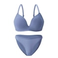 thumbnail image 1 of Coordinado Secret Treasures para Mujer, sin Costuras con Copas Preformadas Azul Talla 34B, 2 Piezas, 1 of 4