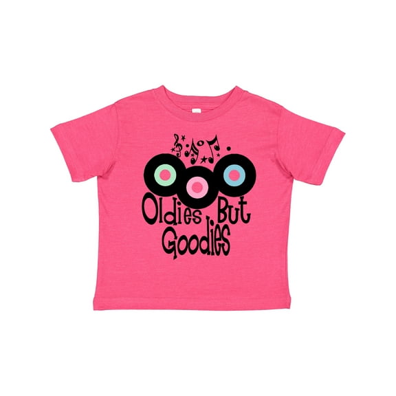 Inktastic Oldies but Goodies Records and Music Notes Boys or Girls Toddler T-Shirt
