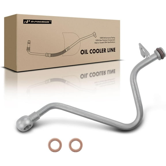 A-Premium Turbocharger Oil Inlet Line Compatible with Dodge Sprinter 2500 3500 2003-2006 L5 2.7L Turbocharged