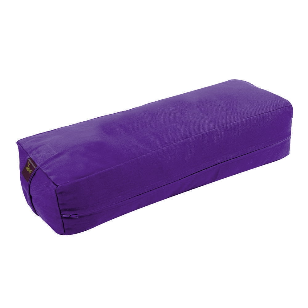 Rectangular Yoga Bolster, Small Size (22 Inch Long x 8 Inch Wide x 5