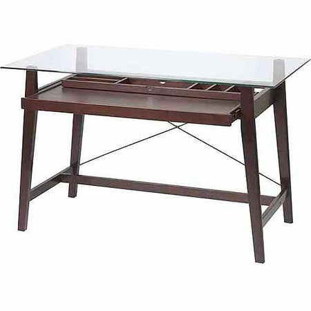 Office Star No-Tools Assembly 42" Tribeca Computer Desk, Espresso