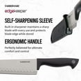 thumbnail image 4 of Cuchillo Farberware Edgekeeper Santoku de acero al carbono de 18 cm, 4 of 7