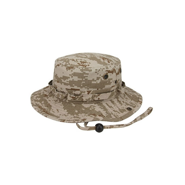 Top Headwear Washed Camouflage Twill Hunting Hat - Desert Digital - Medium