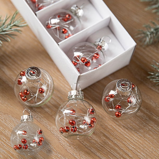 Juego de adornos para árbol de Navidad, paquete de regalo navideño, guirnalda de luces LED, funciona con pilas, diseño plegable, marco de metal, para dormitorio.