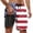 Black-A, variant on Dissolving Swim Trunks Men Quick Dry Elastic Waist Boardshorts for Men with Compression Liner Comfy Summer Beach Men Swim Brief,XXXXXL,Orange-F
