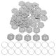 thumbnail image 1 of CATIEBYE 50Ud Numerada En Acero Inoxidable Con Hexagonal Y Llavero Resistente Para Hogar, 1 of 6