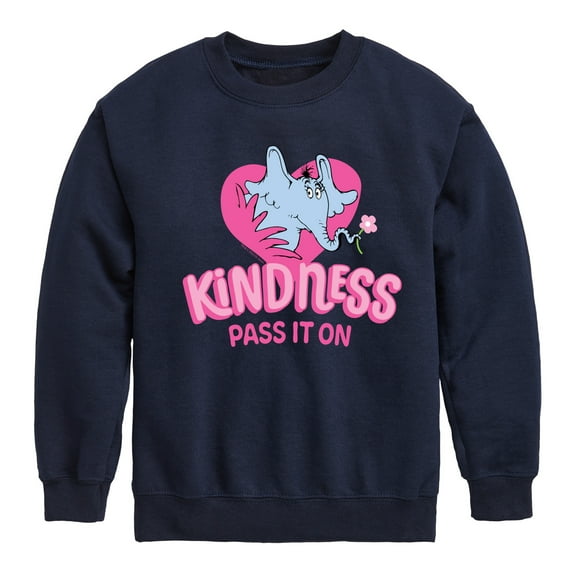 Horton Hears a Who - Kindness Pass It On  - Toddler & Youth Crewneck Fleece Sweatshirt