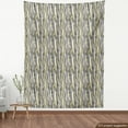 thumbnail image 4 of Ambesonne Abstract Fabric by the Yard Upholstery, Animal Skin Brushstroke, 2 Yards, Khaki Black and White, 4 of 5