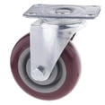 thumbnail image 4 of Ruedas giratorias de 360 grados Sharpla 4 pulgadas goma silenciosas para trabajo pesado con freno, 4 of 8