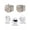 Brown, variant on Coffee Toaster Cover 2 Slice, Small Kitchen Appliance Covers, Brown Beans Cup Dessert Drink Monochrome Toaster Oven Cover with Loop, Bread Machine Cover Polyester Dust Cover Protection