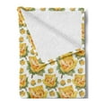 thumbnail image 2 of Rose Soft Flannel Fleece Throw Blanket, Botanical Pattern with Roses Natural Beauty Theme Aquarelle Summer Bouquet, Cozy Plush for Indoor and Outdoor Use, 60" x 80", Multicolor, by Ambesonne, 2 of 5