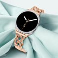 thumbnail image 4 of Wearlizer Celtic Bracelet Band Compatible with Samsung Galaxy Watch 9/8 40mm 44mm & Watch 8 Classic 46mm Women, Dressy Stainless Steel Jewelry Link Strap, Elegant Metal Watch Band, 4 of 6