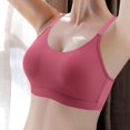thumbnail image 2 of Everyday Bras for Women Womens Compression Sports Bra The Running Girl Sports Bra Lift Bras for Women Push up Women Bra Strapless Sports Bra Padded 36c Bras for Women Push up Low Back Bras Watermelon, 2 of 4