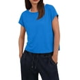 thumbnail image 4 of Txenfivo Oversized Open Back Sweatshirts for Womens Fall Spring Long Sleeve Workout Shirts Crew Neck Casual Crop Athletic Tee Tops, S-2XL, 4 of 7