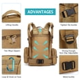 thumbnail image 2 of CJC Outdoor Backpack Large Capacity  Assault Pack Multifunctional Detachable Climbing Bag Travel Backpack for Outdoor Hiking Camping Hunting 55L, 2 of 7