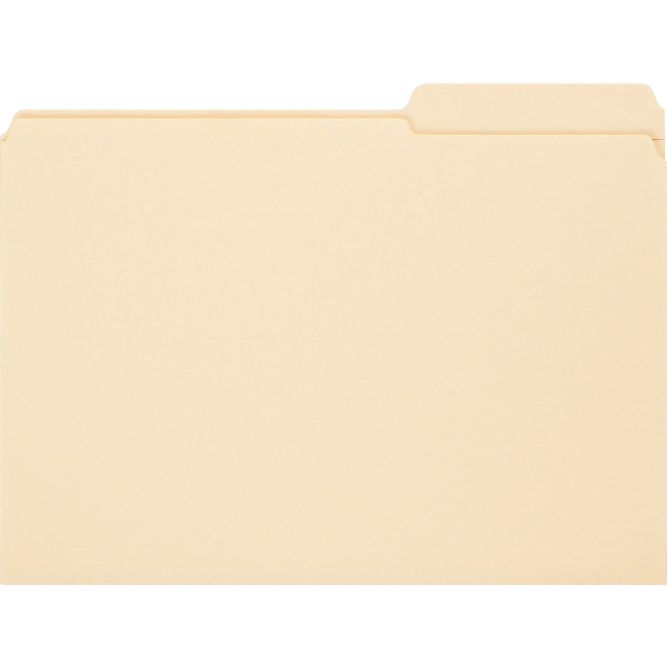 Smead, SMD15386, File Folders with Reinforced Tab, 100 / Box, Manila