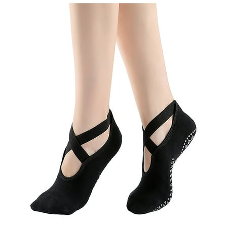 

GWAABD No Show Cushioned Socks Women Socks Women Footies Socks Dance Sport Socks Yoga Silicone Slip Socks