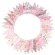 thumbnail image 1 of 12m Triangle Bunting Banner, 42 Pcs Cotton Fabric Flags for Birthday Party, Wedding, Baby Shower, Outdoor and Home Decorations (Pink), 1 of 5