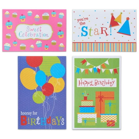 American Greetings 12 Count Happy Birthday Cards and Envelopes, Assorted (The Best Happy Birthday Card)