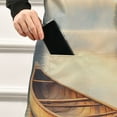 thumbnail image 4 of Kitchen Apron with 2 Pockets Adjustable waterproof Cooking Aprons for Women Men Chef Canoe on Calm Lake, 4 of 7