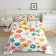 thumbnail image 2 of Castle Fairy Colorful Flowers 3 Pieces Queen Comforter Set for Boys Girls,Spring Garden Ultra Soft Bedding Sets,Chic Floral Blossoms Bedding Comforter Set Breathable,Luxury Bedroom Decor,Reversible, 2 of 8