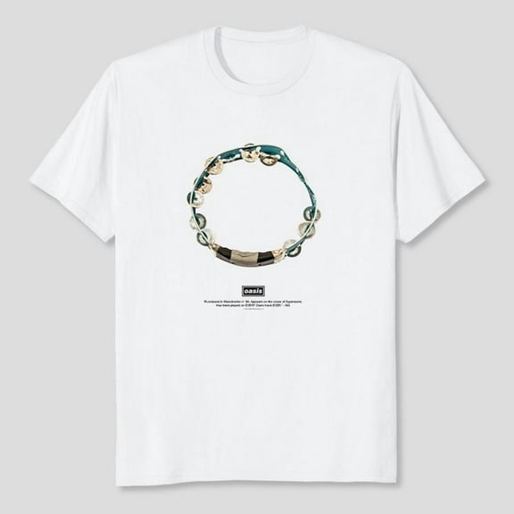 Oasis DM Tamborine T-Shirt Unisex, Sizes S-5XL, Tbun