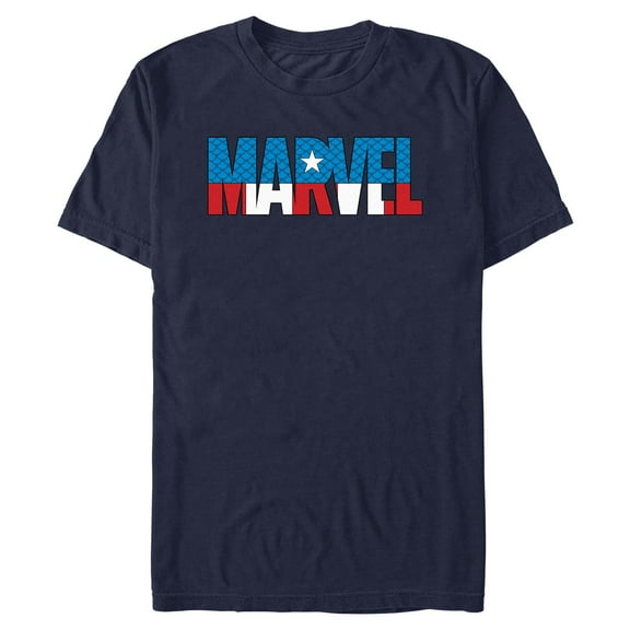 Mens Marvel Classic Cap Logo T Shirt
