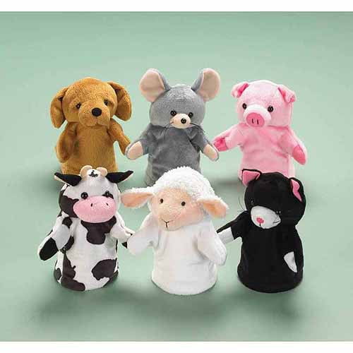 plush farm animal set