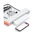 thumbnail image 1 of Impresora portátil inalámbrica Phomemo M08F para viajes, impresora térmica Bluetooth compatible con papel tamaño carta (8,5" x 11"), pequeña, sin tinta, compatible con iOS, Android y portátiles para c, 1 of 5