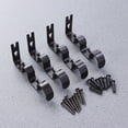 thumbnail image 3 of 2 Pcs Supports Réglables pour Tringles à Rideaux Doubles, Épaississeurs, Style Romain, Support de Tringle à Rideaux, Tringle à Rideaux, Tringle à Draperies, Convient aux Tringles de 1 Pouces et 5 Ou 8 Pouces, 3 of 7