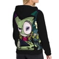 thumbnail image 2 of Cartoon Invader Zim Sweatshirt For Womens Fashion Hoodies Pullover Athletic Daily Hoody Hooded Clothing Gift Medium, 2 of 7