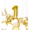 thumbnail image 2 of Globos con números de helio AULE Big Gold 1 40 pulgadas, 2 of 7