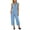 Light Blue, variant on Capri Jumpsuits for Women Zipper Front Sleeveless Casual Rompers Wide Leg Collared One Piece Jumpsuit Light Blue, XL