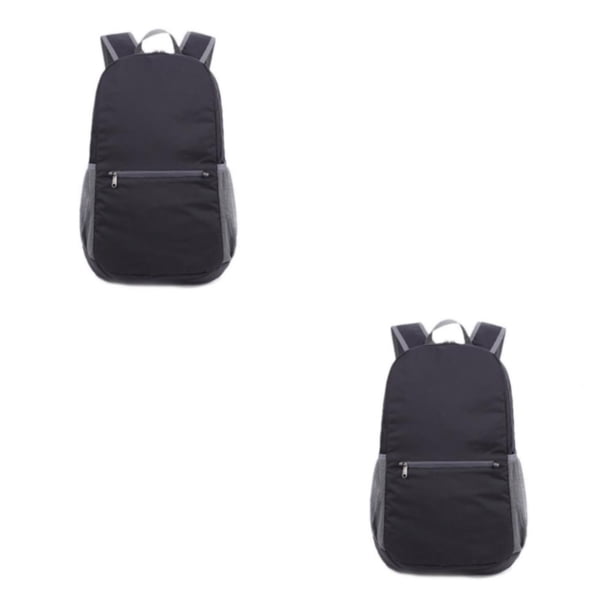 Bolsa de viaje Qarigey Nylon Essentials segura a prueba de arañazos para hombres y mujeres Negro 15L