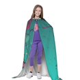 thumbnail image 4 of Honeii Cartoon Art Skull Print Poncho Cape, Cloak Coat, Snuggly Hooded Wearable Blanket, Hooded Cape For Teenagers,Halloween Costumes-Large, 4 of 7