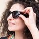 thumbnail image 2 of Europa y Estados Unidos elegantes gafas de sol de vanguardia con forma de carey Gafas de sol vintage con montura pequeña de dos tonos y ojo de gato Gafas de alta sensibilidad, 2 of 4
